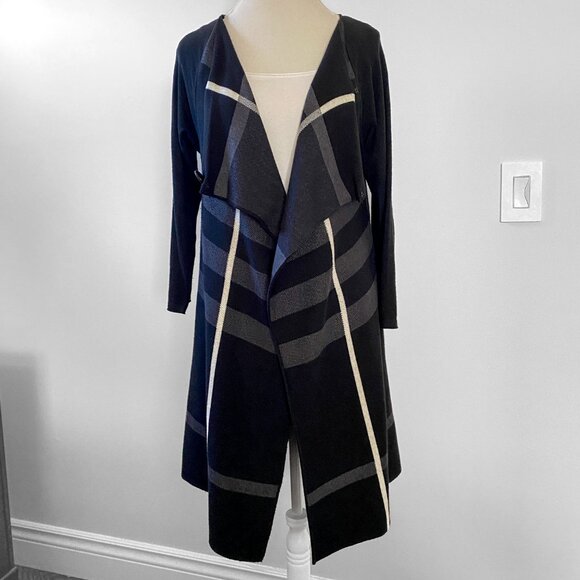 Angel Apparel - Asymmetrical Button Cardigan/Jacket - Picture 1 of 9